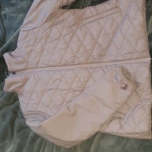 The North Face Quilted full zip up jacket